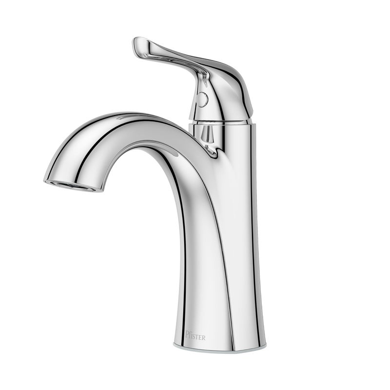 Pfister Willa Bathroom Sink Faucet, Single Control, 1-Handle, Single Hole, NSF Certified, Polished Chrome Finish, LF042MALCC - Image 1