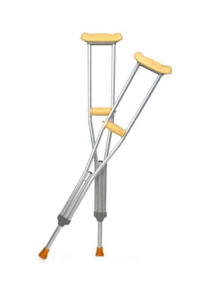 ABRONN Adjustable Underarm Crutches for Adults Women & Kids - Non-Slip Tips - Ideal for Injury Recovery, Disability Support - Crutches for Elderly & Children, Crutch Height Customizable  - Image 2