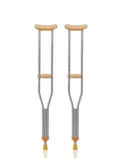 ABRONN Adjustable Underarm Crutches for Adults Women & Kids - Non-Slip Tips - Ideal for Injury Recovery, Disability Support - Crutches for Elderly & Children, Crutch Height Customizable  - Image 1