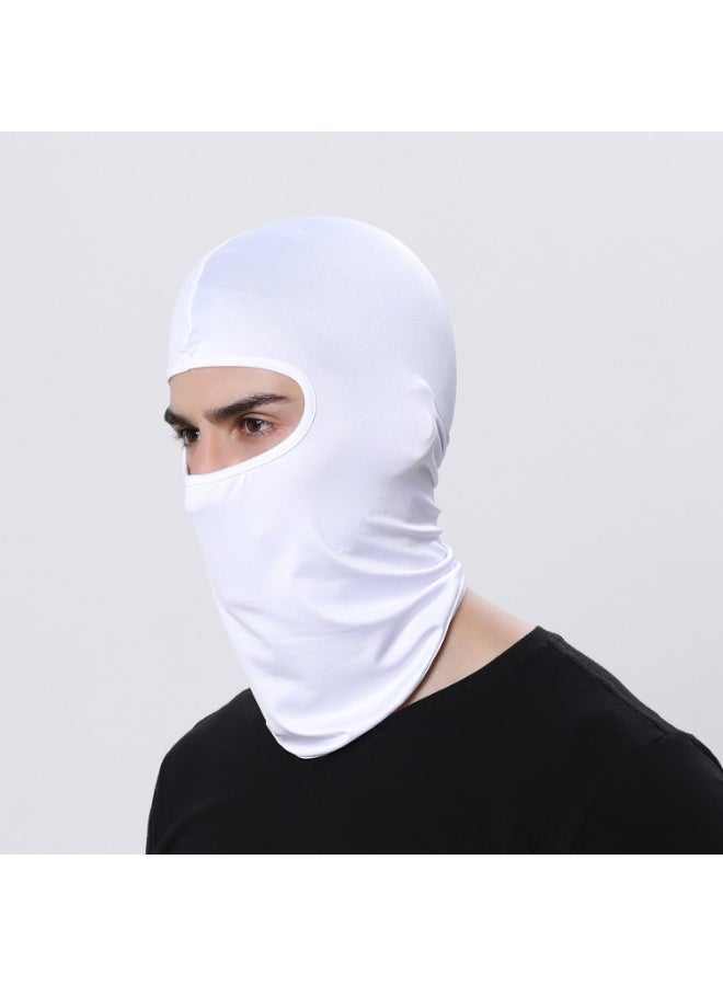 قناع واقي من الشمس لحماية الوجه من الشمس، حماية الوجه من الشمس، مادة امتصاص العرق، قناع واقي من الشمس خارجي، مناسب لمختلف الرياضات الخارجية، قناع واقي من الشمس قابل للتنفس مع تغطية للرقبة - Image 1