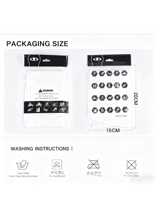 قناع واقي من الشمس لحماية الوجه من الشمس، حماية الوجه من الشمس، مادة امتصاص العرق، قناع واقي من الشمس خارجي، مناسب لمختلف الرياضات الخارجية، قناع واقي من الشمس قابل للتنفس مع تغطية للرقبة - Image 5