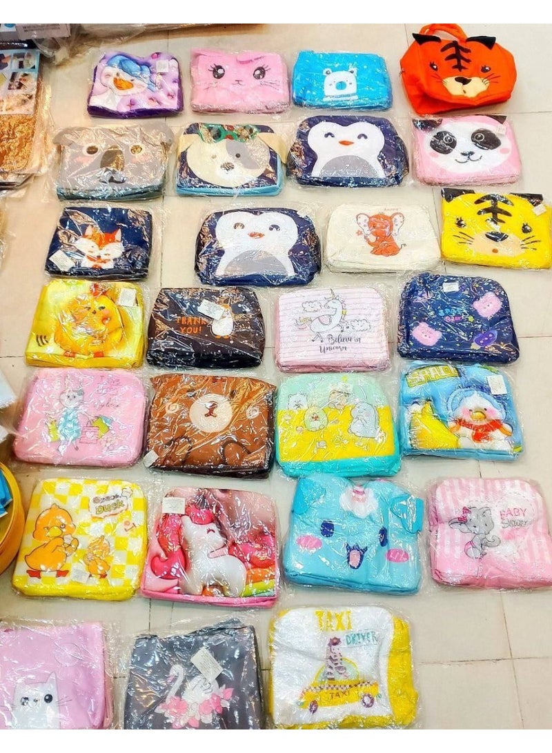 Cartoon Animal Print Lunch Bag Portable Insulated Cooler - Image 4