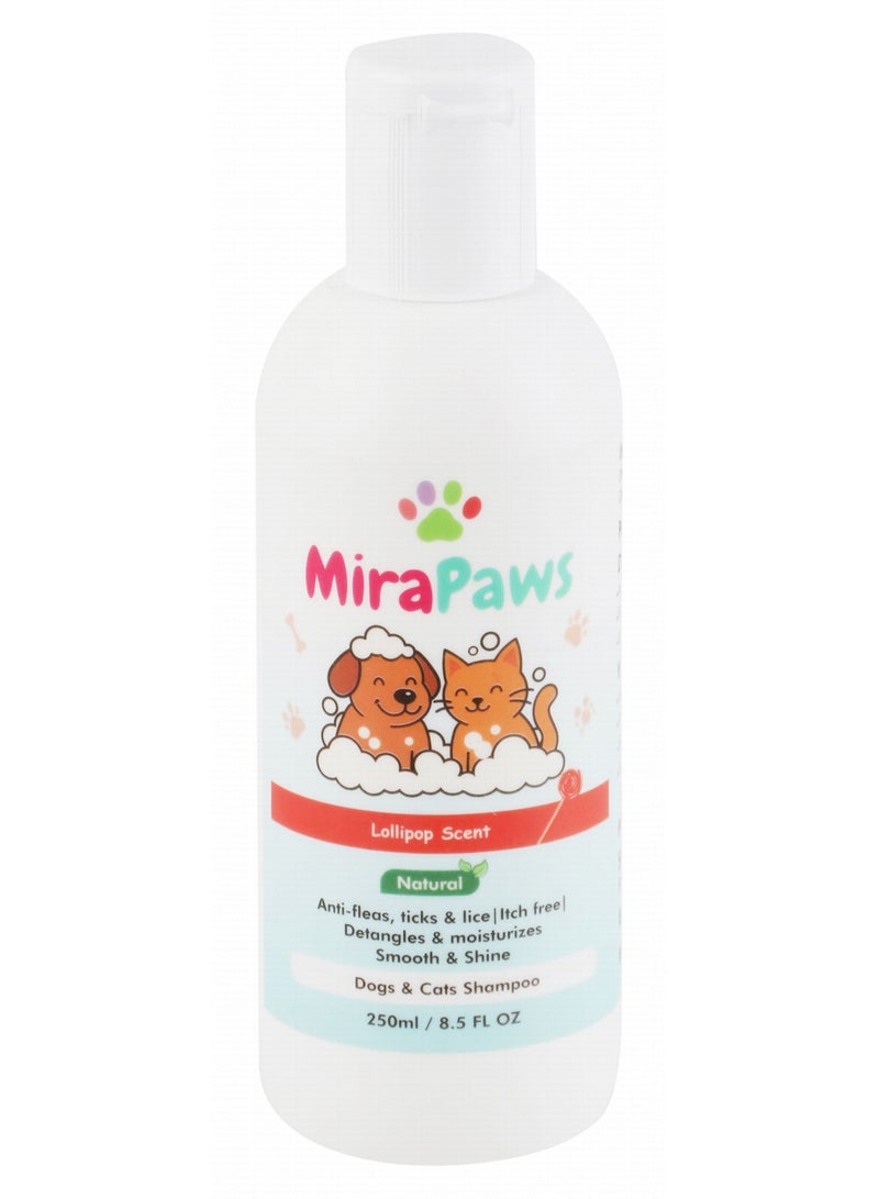 ميرابوس شامبو للحيوانات الأليفة من MiraPaws - 250 ml - Image 1