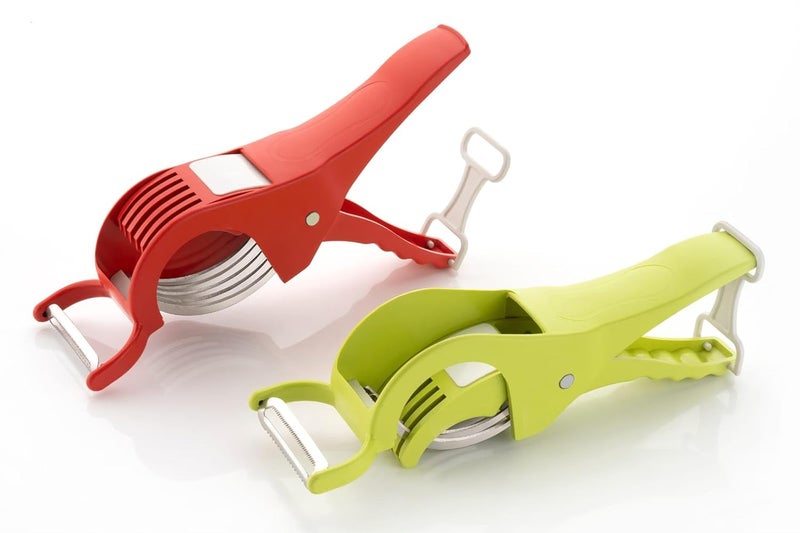 Dhami Enterprises Dhami Enterprises 2in1 Vegetable Cutter Versatile Slicing and Dicing Tool for Effortless Food Prep  - Image 5