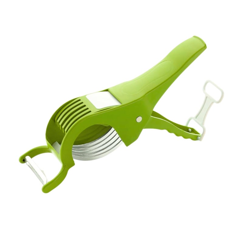 Dhami Enterprises Dhami Enterprises 2in1 Vegetable Cutter Versatile Slicing and Dicing Tool for Effortless Food Prep  - Image 2