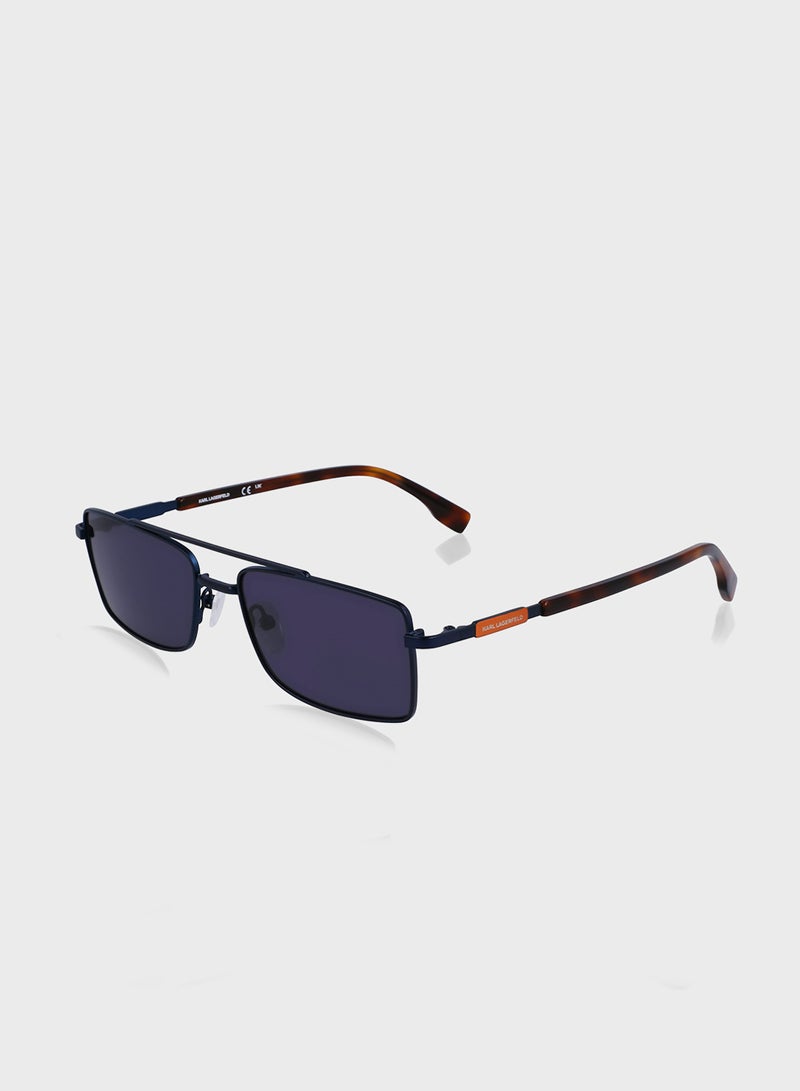 Karl Lagerfeld Polarized Rectangle Sunglasses Kl348S - Image 2