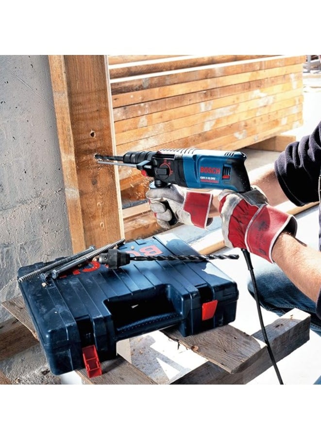 BOSCH - BOSCH - GBH 2-26 DRE rotary hammer with SDS plus, all-rounder for daily use, superior drilling rate in the 2 kg hammer class, Impact stop for drilling in wood and steel - Image 1
