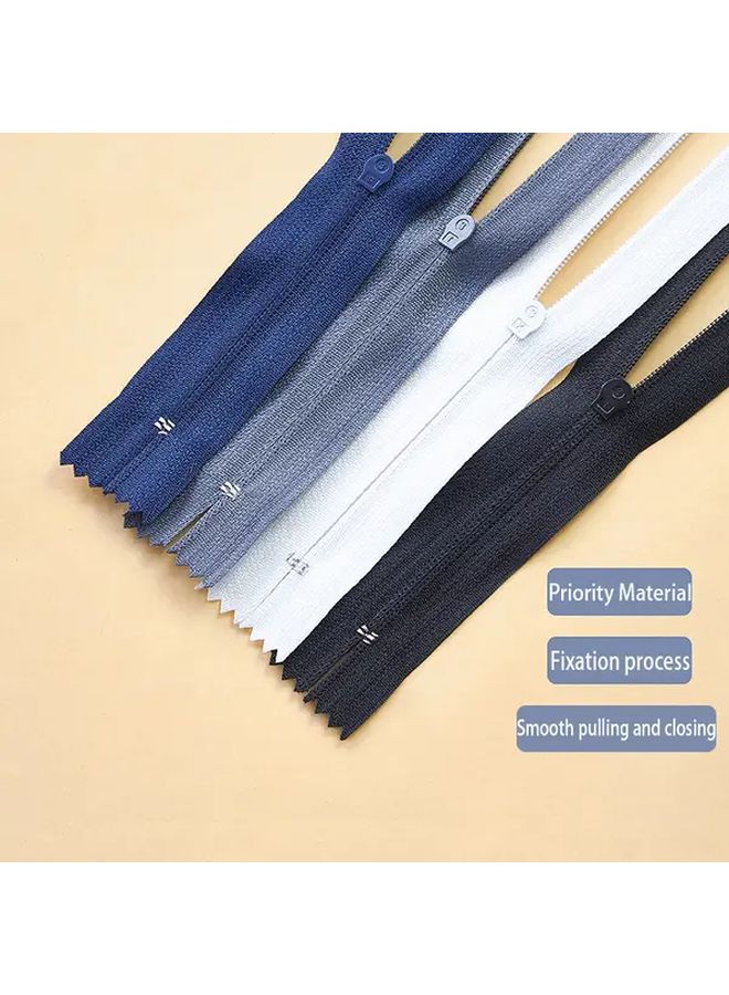 15Pcs Nylon Closed Tail Zippers 15cm Assorted Colors For Pants Sewing - Image 4
