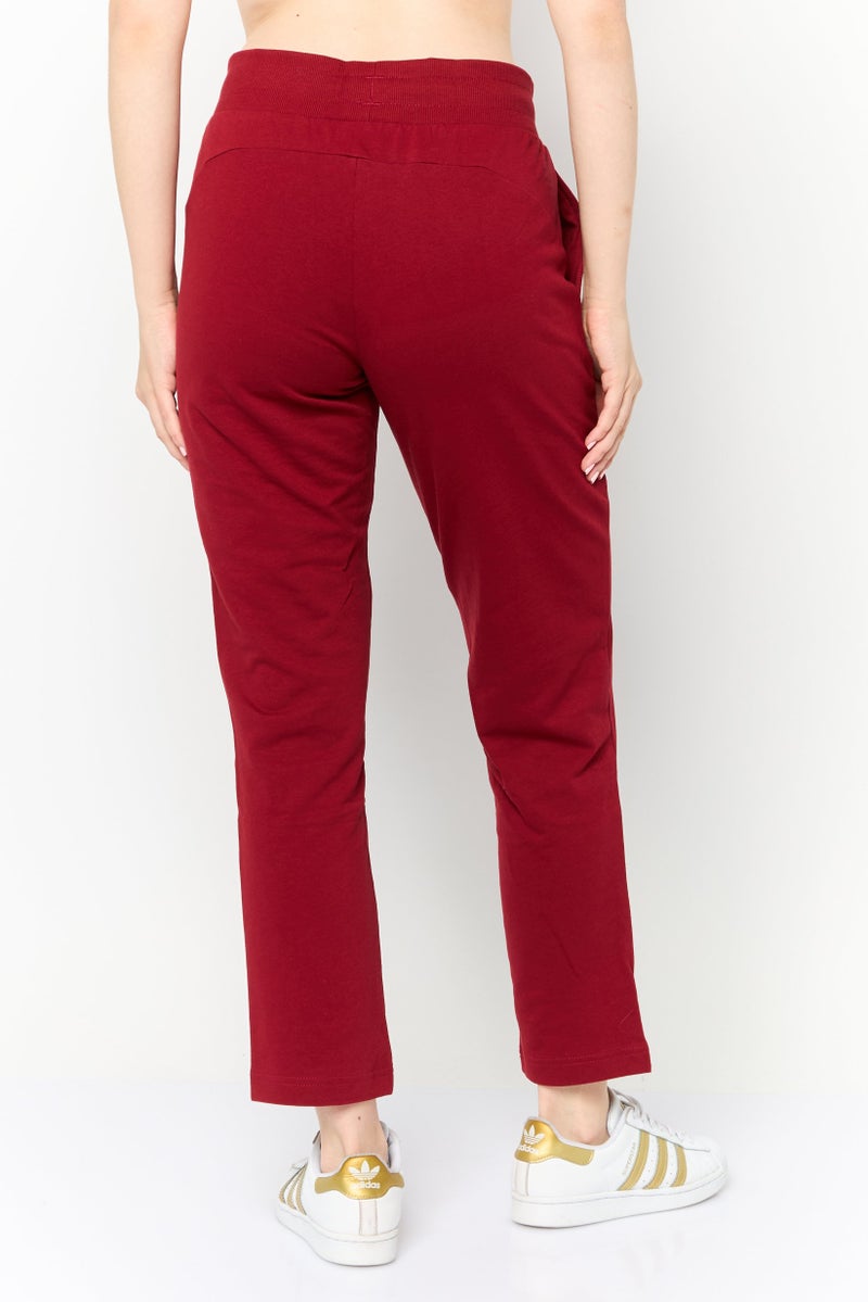 PUMA Women Regular Fit Outdoor Sweatpants, Maroon - Image 3