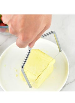 Oasisgalore Stainless Steel Cheese Cutter Slicer with Y-Type Wire, Handheld for Mozzarella, Cheddar, Gruyere  - Image 3