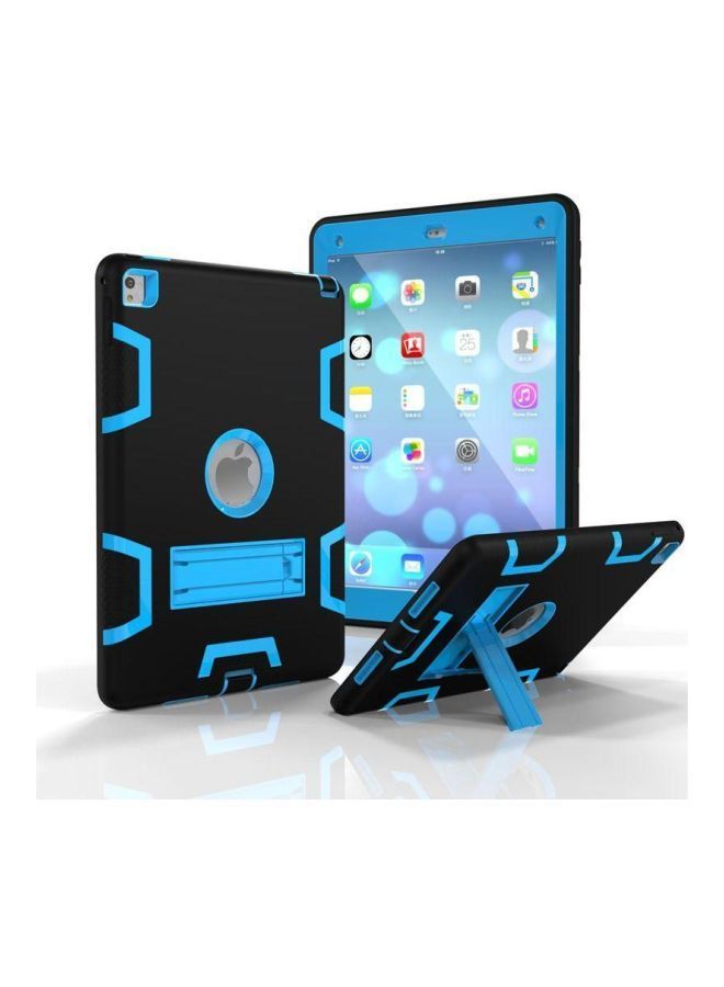 NIBEMINENT Defender Case Cover With Kickstand For Apple iPad Air 2/6 9.7-Inch Blue/Black  - Image 2