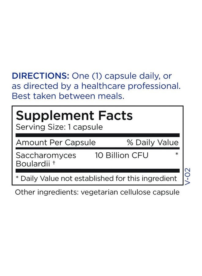 Metabolic Maintenance Saccharomyces Boulardii - Shelf-Stable 10 Billion CFU Probiotic - Gut Health + Immune Support Supplement for Women + Men, No Fillers (60 Capsules) - Image 5
