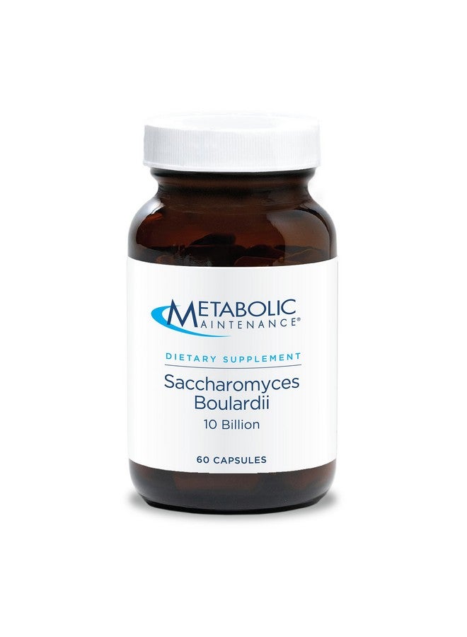 Metabolic Maintenance Saccharomyces Boulardii - Shelf-Stable 10 Billion CFU Probiotic - Gut Health + Immune Support Supplement for Women + Men, No Fillers (60 Capsules) - Image 1