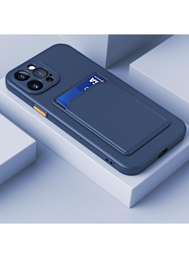 إيروريكس جراب لهاتف iPhone 15 Pro Max مصنوع من مادة TPU ذات ملمس جلدي مع أزرار بلون متباين - Image 2