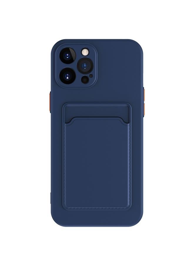 إيروريكس جراب لهاتف iPhone 15 Pro Max مصنوع من مادة TPU ذات ملمس جلدي مع أزرار بلون متباين - Image 1