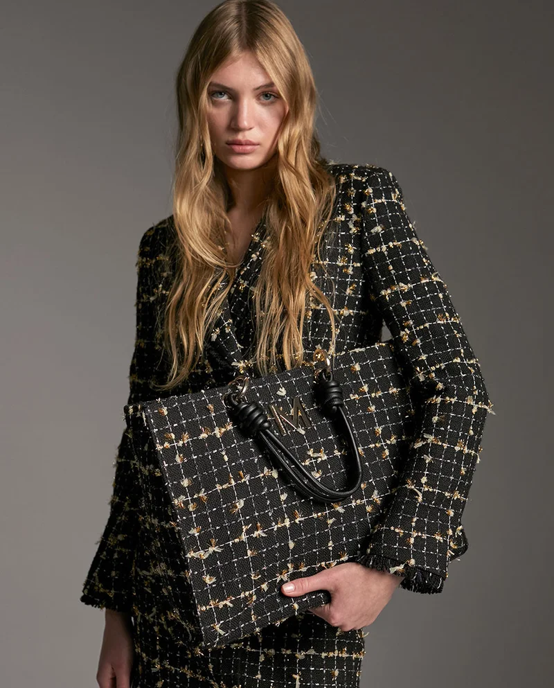 Lola Casademunt Tweed tote bag