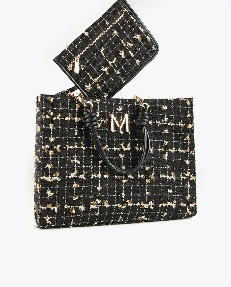 Lola Casademunt Tweed tote bag