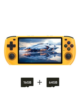 POWKIDDY RGB10 MAX3 Handheld Game Console, 5 Inch IPS Screen Retro Video Game Console Open Source Linux Game Player, Support WiFi & Bluetooth,10000+ Games Portable PSP (Yellow, 64G) - pzsku/Z2FAE67597A25B836028BZ/45/_/1724210512/47c942b7-fa14-422a-8742-c239bb673195