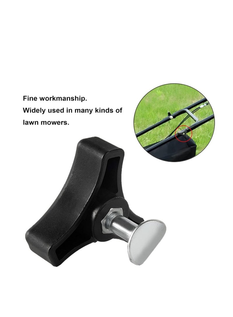 Yakumuz 2 Sets Lawn Mower Handle Knobs Nut Bolt, Yakumuz Triangular Handle Fastening Screw Set Replacement for Honda Lawn Mower & Other Lawn Mower - Image 5