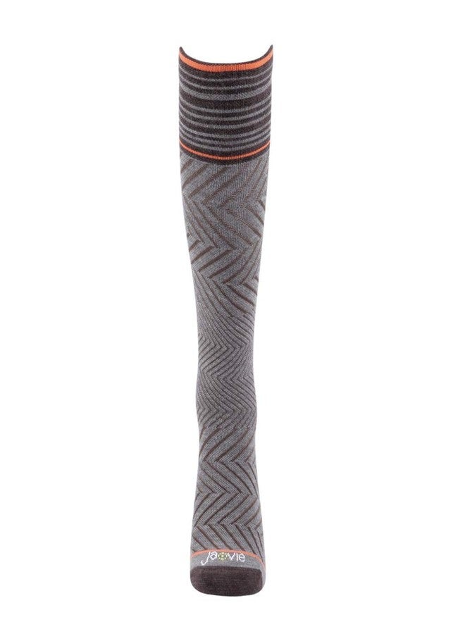 ja vie 76% Merino Wool Compression Socks 15-20mmHg Seamless Toe for Women & Men - Image 2