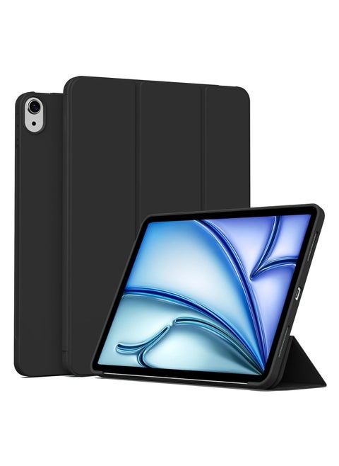 iPad Air 11 Inch M2 2024 Case, iPad Air 5th/4th Gen (10.9 Inch, 2022/2020) – Lightweight Soft TPU Protective Case with Auto Sleep/Wake, Smart Folio Cover, Slim & Durable, Perfect for Hands-Free Viewing