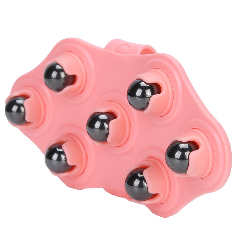 Roller Ball Massage Glove: 7 TPR Magnetic Beads, Deep Kneading Ergonomic Design - Adjustable 3-Gear Strap, Eco-Friendly Odorless Hand Massager for Full Body Relaxation, All Hand Sizes - Image 5