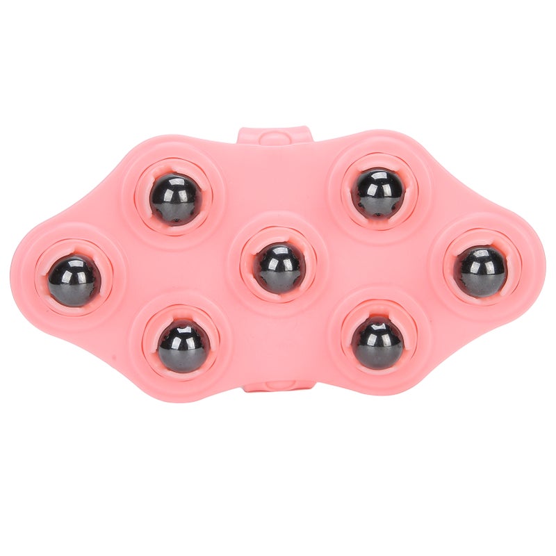 Roller Ball Massage Glove: 7 TPR Magnetic Beads, Deep Kneading Ergonomic Design - Adjustable 3-Gear Strap, Eco-Friendly Odorless Hand Massager for Full Body Relaxation, All Hand Sizes - Image 2