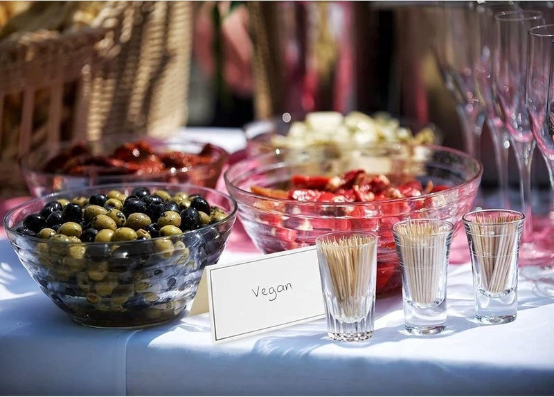 Best 100 Pack Silver Foil Border Place Cards for Table Setting 35 x 2 In Blank Name Cards for Wedding Baby Showers Banquets Reserved Seating Accessories for Events - Image 3