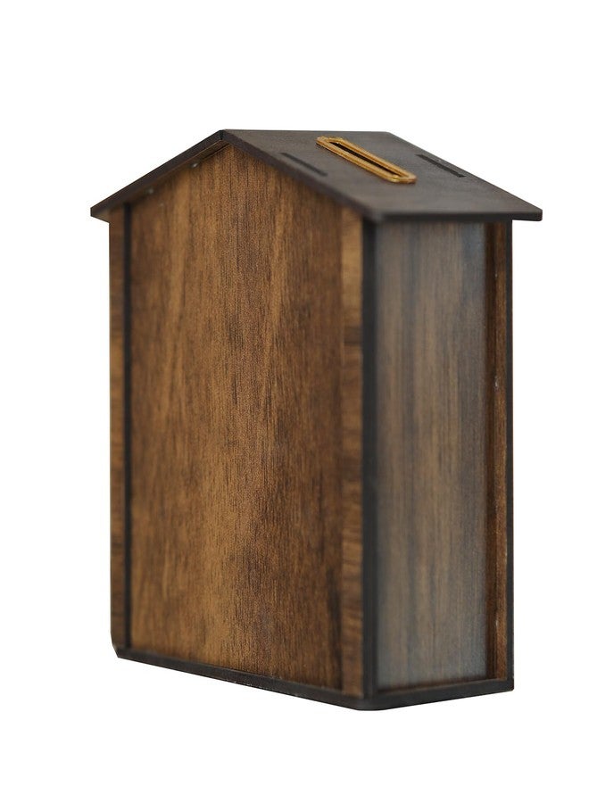 LINGAZ حصالة نقود خشبية، صندوق توفير، حصالة مع مخطط توفير، متتبع هدف 100000 روبية، حصالة لجمع النقود للأطفال والكبار - Image 5