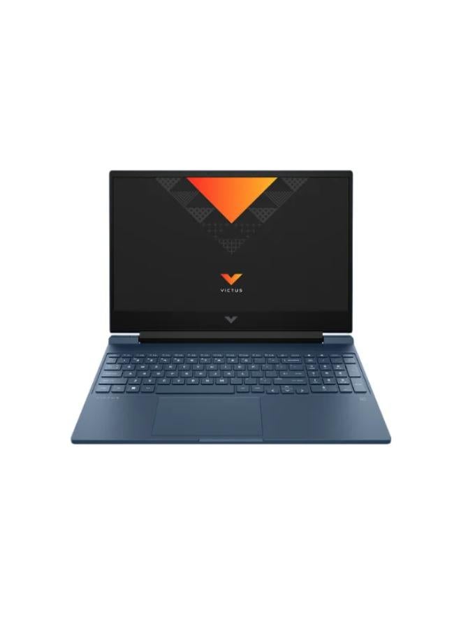 HP لابتوب فيكتوس 15-fa1023 نيا مع شاشة 15.6 بوصة FHD / معالج إنتل كور i5-13500H / 8 جيجابايت RAM / 512 جيجابايت SSD / NVIDIA GeForce RTX 3050 / إنجليزي / DOS // الأزرق الأداء - Image 1