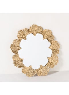 Home Box Delp Premium Heavy Duty Metal Textured Wall Mirror 66 x 3.8 x 64.8 cm  - Image 1