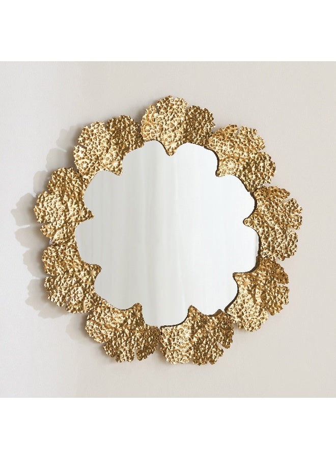 Home Box Delp Premium Heavy Duty Metal Textured Wall Mirror 66 x 3.8 x 64.8 cm  - Image 4