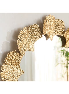 Home Box Delp Premium Heavy Duty Metal Textured Wall Mirror 66 x 3.8 x 64.8 cm  - Image 2