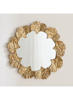 Home Box Delp Premium Heavy Duty Metal Textured Wall Mirror 66 x 3.8 x 64.8 cm  - Image 3