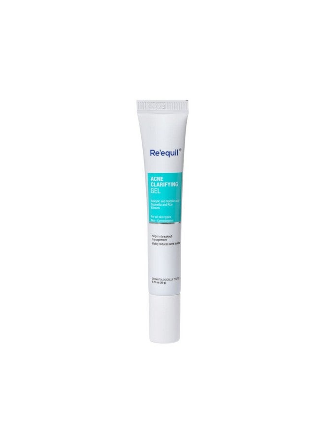 RE' EQUIL Acne Clarifying Gel With Salicylic Acid & Glycolic Acid | For Active Acne & Pimple Treatment | Pimple Removal Gel | Acne-Prone Skin | 20G - Image 1