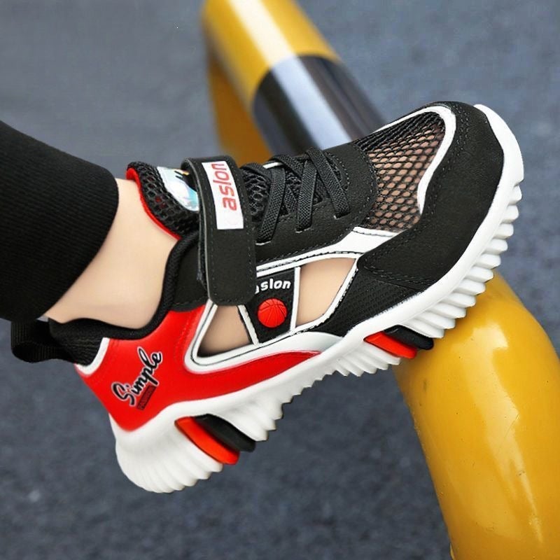 Little Yellow Duck Boys'' Mesh Shoes, Kidsren''s Sports Shoes, Summer Breathable Shoes for Middle-Aged and Older Kidsren, Primary School Boys'' Shoes, Boys'' Sandals - Image 2