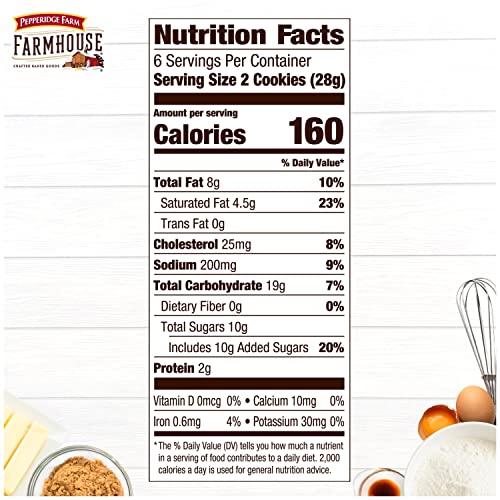 Pepperidge Farm Farmhouse Thin & Crispy Butter Pecan Cookies, 5.9 oz. Bag - Image 3