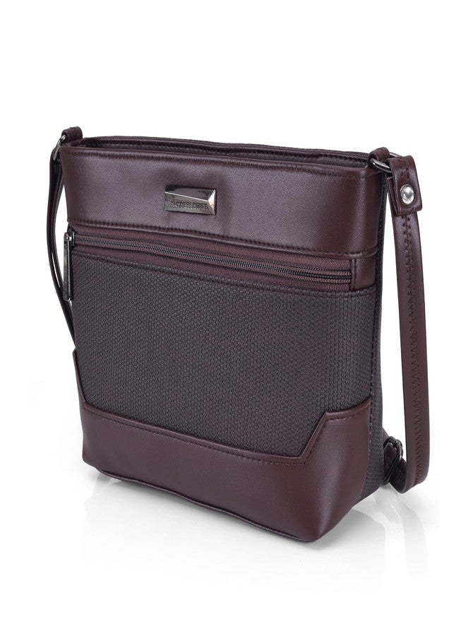 JI ACCESSORIES J I ACCESSORIES Sling Bag for Women - Stylish Crossbody Handbag for Travel, Office & Evening Use (MAROON) - Image 2