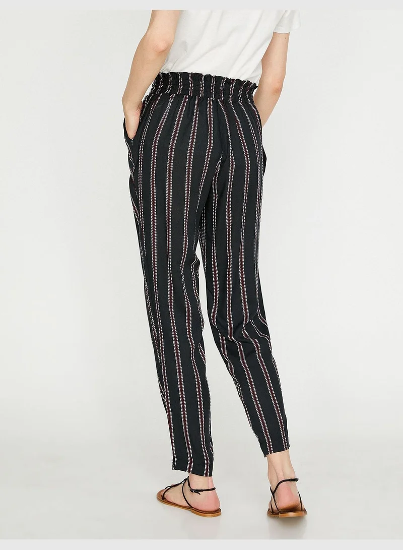 KOTON Striped Trousers
