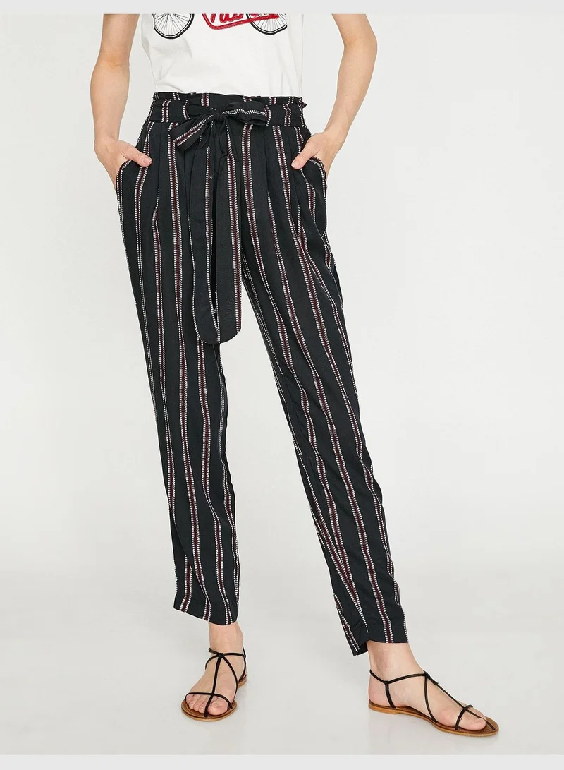 KOTON Striped Trousers