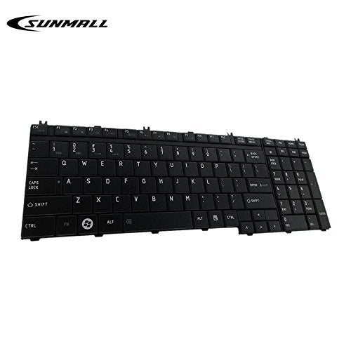 SUNMALL US Layout Laptop Keyboard replacement Compatible with Toshiba Qosmio A500 A505 G50 G55 X300 X305 X500 X505 L350 L350s L355 L355s L500 L505 L511 L512 L515 L516 L517 L550 L555 L581 L582 P300 P305 P500 - Image 3