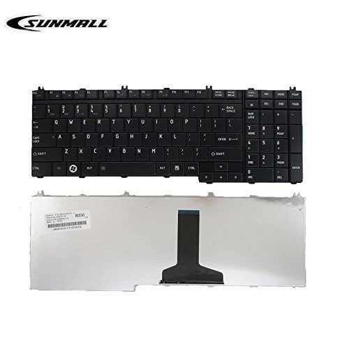 SUNMALL US Layout Laptop Keyboard replacement Compatible with Toshiba Qosmio A500 A505 G50 G55 X300 X305 X500 X505 L350 L350s L355 L355s L500 L505 L511 L512 L515 L516 L517 L550 L555 L581 L582 P300 P305 P500 - Image 2