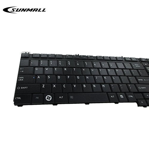 SUNMALL US Layout Laptop Keyboard replacement Compatible with Toshiba Qosmio A500 A505 G50 G55 X300 X305 X500 X505 L350 L350s L355 L355s L500 L505 L511 L512 L515 L516 L517 L550 L555 L581 L582 P300 P305 P500 - Image 4