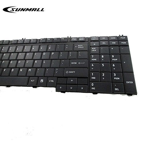 SUNMALL US Layout Laptop Keyboard replacement Compatible with Toshiba Qosmio A500 A505 G50 G55 X300 X305 X500 X505 L350 L350s L355 L355s L500 L505 L511 L512 L515 L516 L517 L550 L555 L581 L582 P300 P305 P500 - Image 5