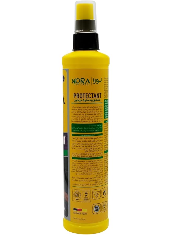 Generic Nora Car Care Protectant Spray - Provides Superior Uv Protection, Helps Prevent Fading And Cracking, Vinyl, Rubber And Plastic Shines & Protects (295 Ml)  - Image 2