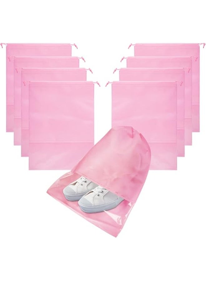 8PCS Travel Shoe Bags with Rope for Men and Women Large Shoes Pouch Organizers - Image 1