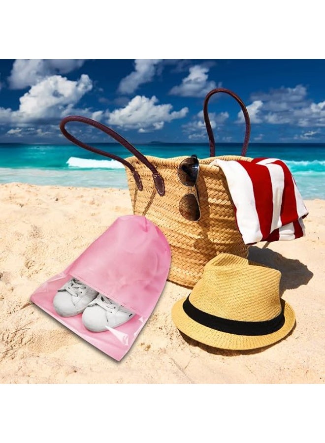 8PCS Travel Shoe Bags with Rope for Men and Women Large Shoes Pouch Organizers - Image 4