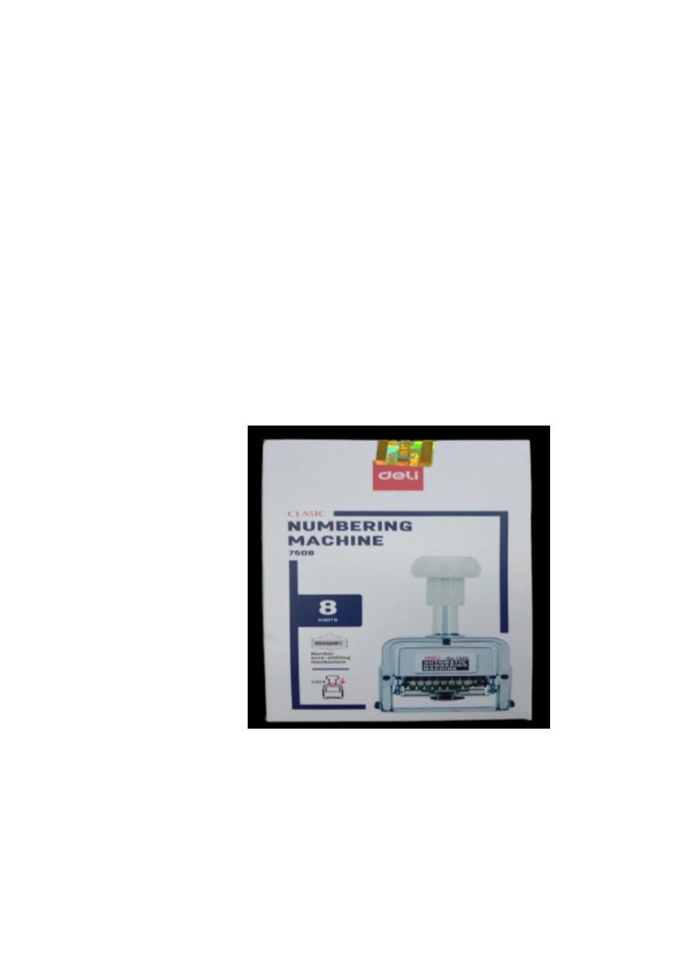 Deli Clasic 8 Digit Numbering Machine Autometic