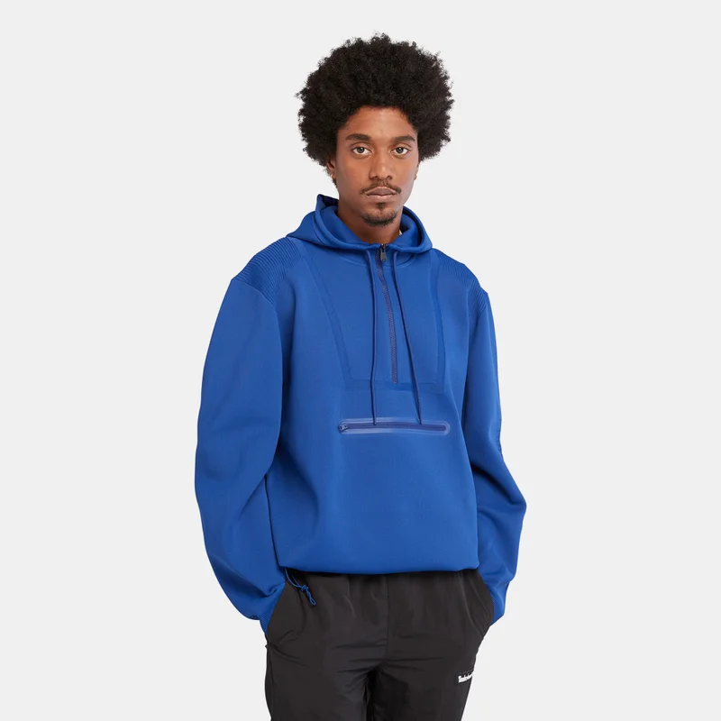 تمبرلاند سويت شيرت رجالي بغطاء رأس بسحاب أمامي وجيب