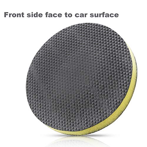 JIANFA Clay Bar Pad 6" Fine Grade Clay Pad for Polisher Clay Disc Clay Bar Wipe Foam Pad DA Polisher Pad for Car Detailing, Novel Detailing Tool… - Image 2